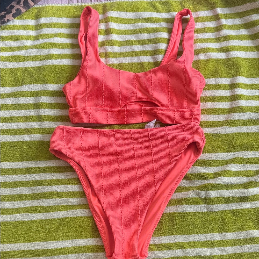 Aerie Vibrant Coral Swimwear